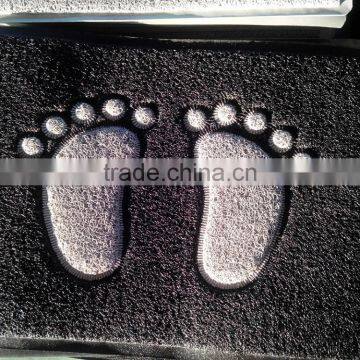 2016 HOT !!! Home Designs Pvc Coil Material Washable Pvc Floor Carepet Door Mat photo-2