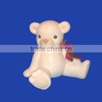 Custom Valentine Gifts Ceramic Bear Figurine