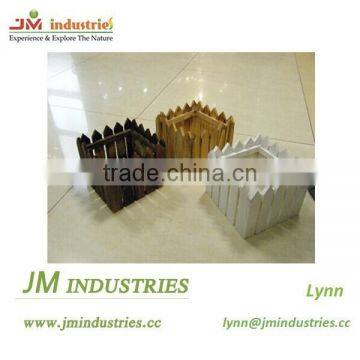 Square Shape Solid Wood Garden Planter photo-2