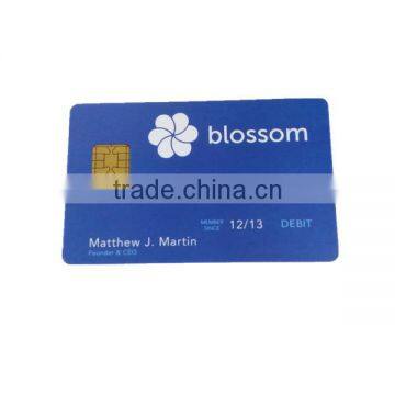 good quality readable&writeable chip,hico magnetic stripe business card with QR code