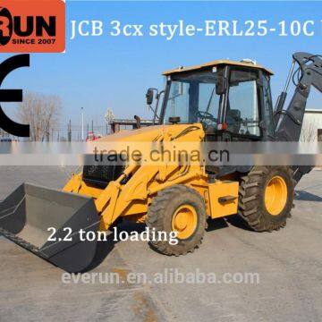 EVERUN Factory JCB3CX Style Backhoe Loader ERL25-10C With EURO III Engine photo-5