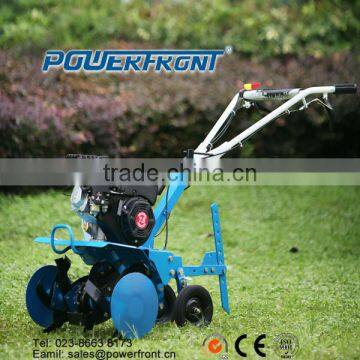 PF600 agricultural machinery recoil start hand push mini power rotary tiller cultivator