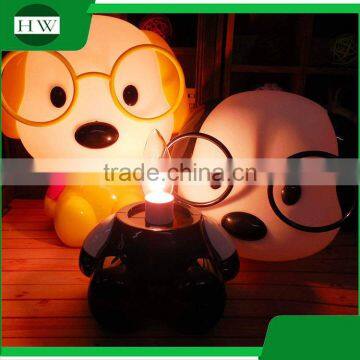Plastic Decorative Cartoon DR. Dog Eye Protection Rechargeable Led Study Reading Desk Table Night Light Lamp photo-3
