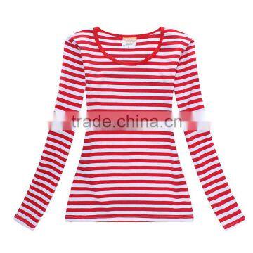 Fashionable Fiber Optic Many Color Stripe Sublimation Man's Woman's Long Sleeve Shirt