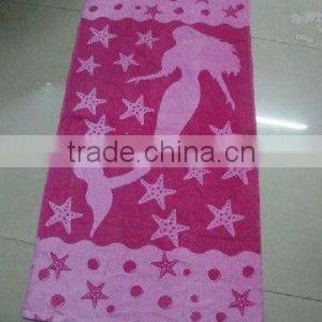 209g cotton beautiful kid beach towel 33103