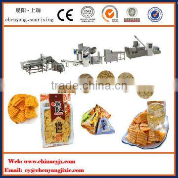 Full Automatic Single Screw Extruder Fried Snack Food Production Line