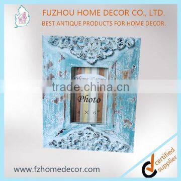 2016 New Arrival Wholesale Resin Photo Picture Frame With Vintage Rese Flower Decor photo-3