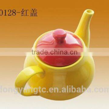 Porcelain Color Decal Teapots