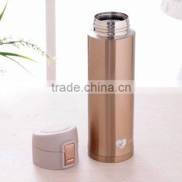 Supply Creative Fashion Press Cover Stainless Steel Thermos Cup / Cold Insulation Cup (500ml) photo-4