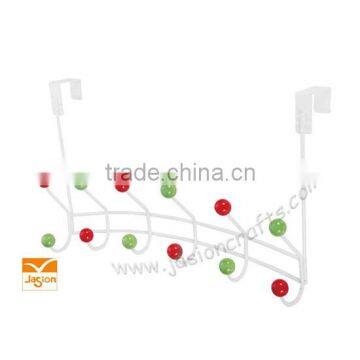 Over The Door 12 Hook Rack, Hook Coat Rack, Closet Door Rack photo-2