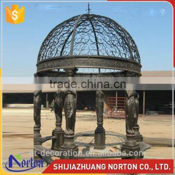 Garden decor large cast iron female statues gazebos NTIG-021Y