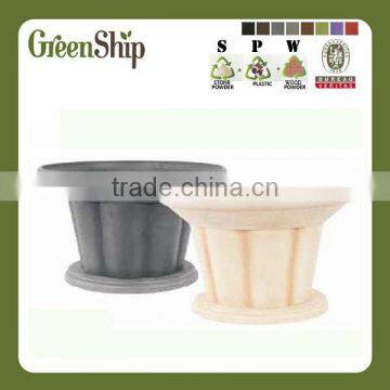 Decorative Garden Pottery from Greenship/ 20 years lifetime/ lightweight/ UV protection/ eco-friendly