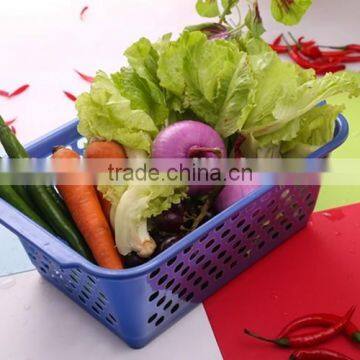 Wholesale plastic vegetable fruit washing basket for one dollar store