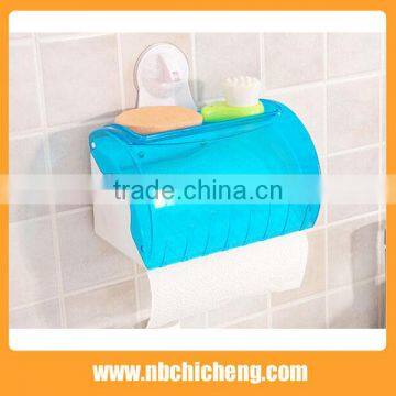 Bathroom Plastic Paper Towel Barrels Colors Tissue Holder