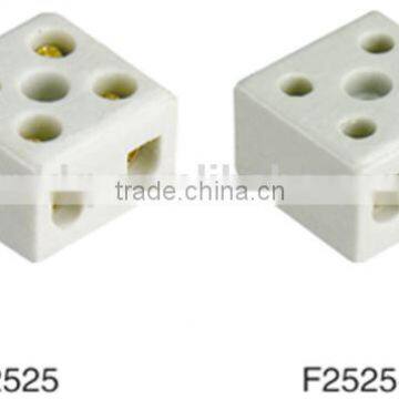 2 Pin Wire Low Voltage Ceramic Porcelain Power Female Connector photo-2