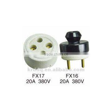 male and female electrical porcelain plug&socket