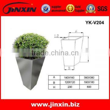 JINXIN Garden Stainless Steel Planter_Square Flower Pots_Metal Flower Pots photo-2