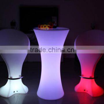 Light up led furniture led table led chairs