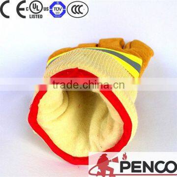 Cow Leather Cowhide Welding Hand Protected Safety Products 3 m Reflector Elastic Cuff Glove photo-5