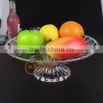 hotel crystal compote flower crystal fruit plate