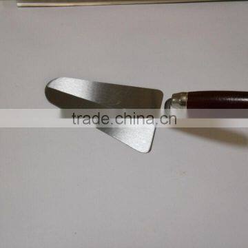 Steel Bricklaying Trowel With Wooden Handle photo-2