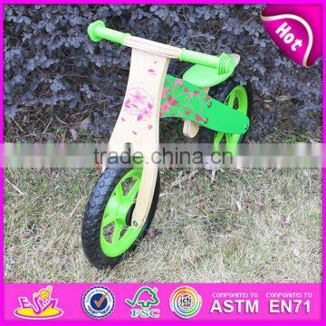 Hot new product for 2015 Cheap wooden bike for kids,Fashion wooden balance bike toy,High quality children wooden bike W16C113