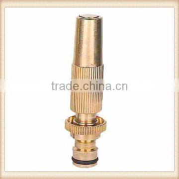 4" Brass Adjustable garden hose Nozzle