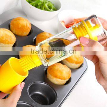 Eco-friendly Multi-fonction Cooking Oil Brush Wholesale,brush With Oil Dispenser Manufacturer,oil Paint Brush for Sale photo-3