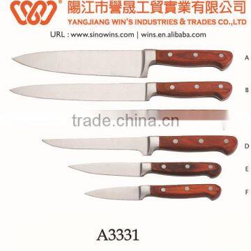 A3330 Classical Design High Quality 5pcs Stainless Steel Knife Set photo-4