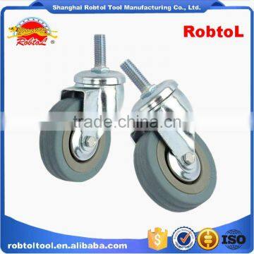 50mm Castor Wheel Caster Fixed Swivel Brake Rubber Nylon Pu TPR PP photo-4