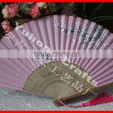 Hot Selling Bamboo Hand Held Folding Fan photo-2