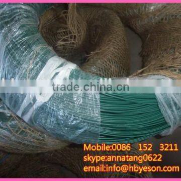 PVC coating iron wire 2.4mm/industrial binding wire /pvc coating soft wire 50kg