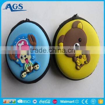 Funny Smiling Face Yellow Round Coin Purse photo-4