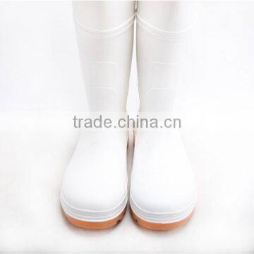 White Upper Rubber Nitrile Sole Oil Resistant PVC Safety Work Boots photo-3