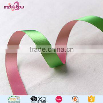 Wholesale Cheap Two Color Printed Double Sided Polyester Satin Ribbon for Sale photo-5