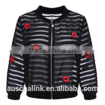 OEM Service New Model Outdoor Young Ladies Jackets Embroidery Designs photo-4
