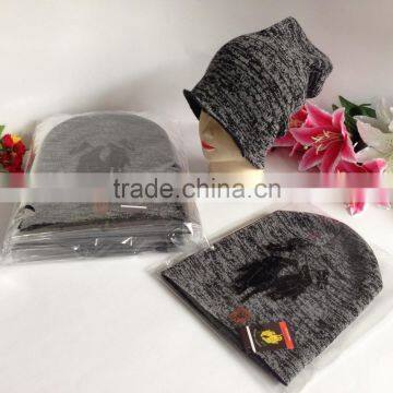 soft & warm cheap price acrylic fashion knit hat factory direct sale