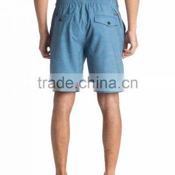 2017 Cusrom Men Board Shorts Stretch Waist Custom 100% Cotton Royal Oxford Shorts Double Flat Welt Back Pockets photo-6