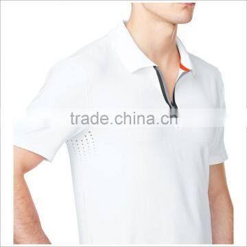 Latest Design Sport Polo Shirt Customized Zipper Mens Polo T Shirt photo-3
