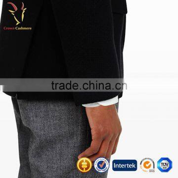 V Neck Custom Winter Men Woolen Suit photo-3