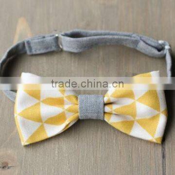 Yellow bow winter baby hairbands