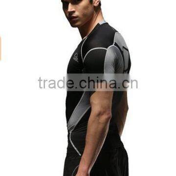 New Design Sportswear Run Wear Gym Dry Fit Men Athletic Custom T Shirt photo-3