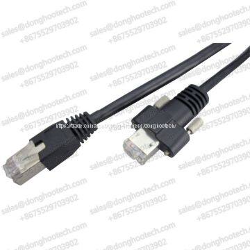 Gige Vision RJ45 Straight Gige Camera Cable Cat 6 SSTP Network Wire 8Pin High Flex