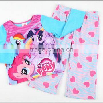 New Design Autumn or Winter Girls Pajamas With Sweatshirt and Pant photo-6