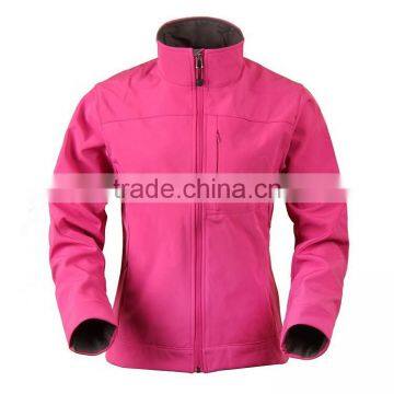 Wholesale bulk hiding pocket softshell jacket for women