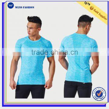 Promotion Cheap Sports T-Shirt Fashion Custom Blank Fitted T-Shirts Men Gym T-shirt