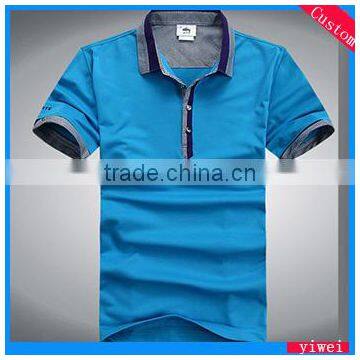 Double mercerized new design polo t shirt short sleeve