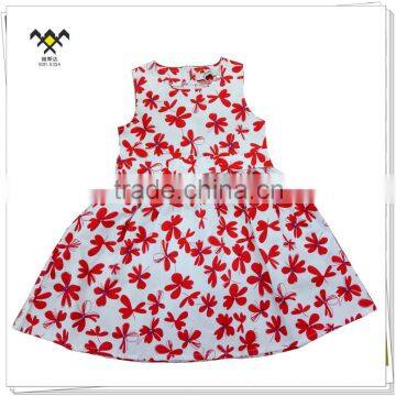 2017 kids christmas one piece girls party dress