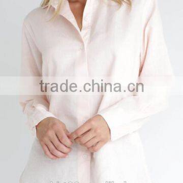100% Linen or Linen/cotton Comfortable Simple Causal Blouses/shirts for Women photo-3