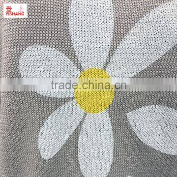 Flower Print Sweater 65%Polyester 35%Viscose Lady Fashion Dress photo-2